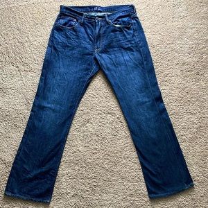 Gap Denim Dark Wash faded Boot cut jeans